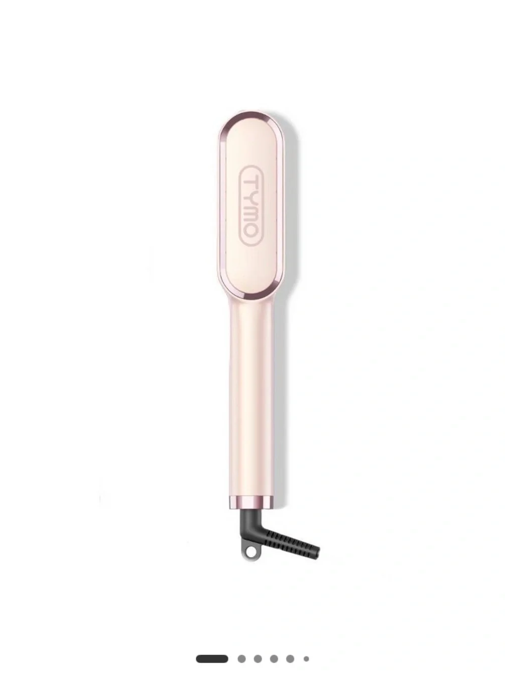 Tymo Rose Gold Straightening Brush - Sleek Women's Hair Tool 1-1/2 inch - Picture 2 of 10